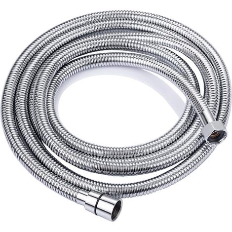 ONECE Flexible de Douche 3m en Acier Inoxydable Anti Torsion pour Salle de Bains , Tuyau de Douche Raccord Standard G 1/2 Universel