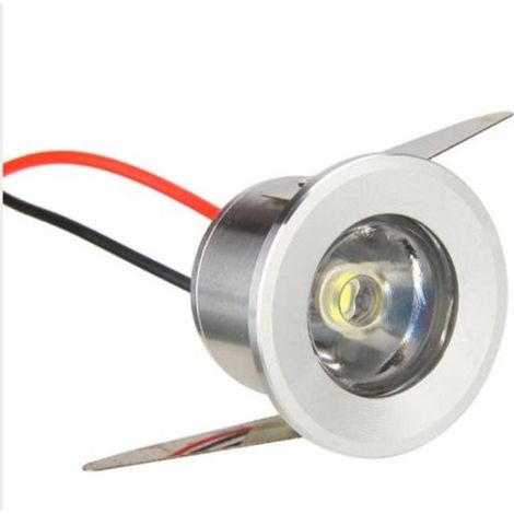 TrAdE Shop Traesio - Faretto A Led Da 1w Punto Luce Ad Incasso Bianco Caldo Freddo 220v Set Da 10pz - -Bianco Caldo - (1/4)