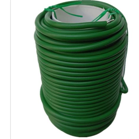 Fil d'attache gainé de plastique de 20 mètres — Lien souple et facile à plier — Liens pour jardinage — Outil de fixation pour plantes (3,5 mm × 20 m) (1/5)