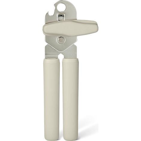 Ouvre-Boîtes Manuel, Manche Ergonomique Souple, Passe au Lave-Vaisselle, Gris Lin (1/5)