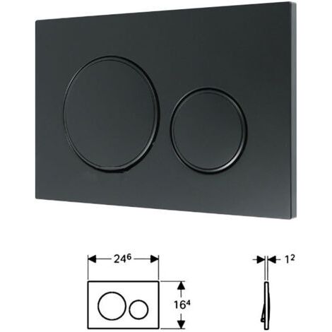 Pour Plaque de déclenchement Geberit Sigma20 pour rinçage double touche: blanc, chromé brillant (115.882.KJ.1) (1/4)