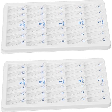 60 facettes dentaires résistantes à la chaleur pour prothèses, kit de 60 empreintes durables (1/5)
