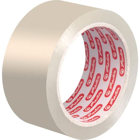 Herlitz 8842619 Pack nastro 66 m x 50 mm, marrone, grande ruolo nucleare 66 m x 50 mm trasparente
