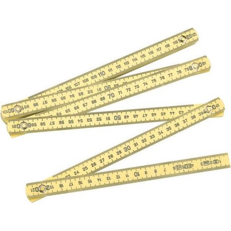Double-mètre pliant Mondelin 2m