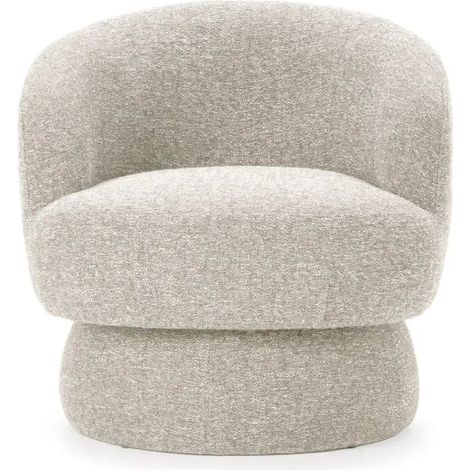 ADAM - Fauteuil en en tissu - Beige
