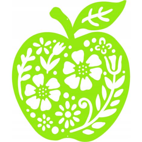 Z84 APPLE Anhänger, durchbrochene Herbstdekoration, 16x20