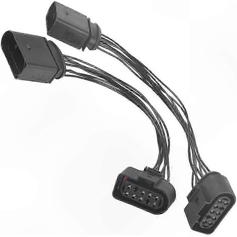 2er-Pack 14- auf 10-poliges HID-Scheinwerfer-Adapterkabel für den Kabelbaum von 2015 (1/5)