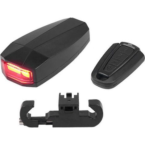 Alarme antivol sans fil étanche pour éclairage de vélo avec commande de freinage automatique --- (1/5)