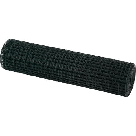 Vidaxl – Clôture en fil soudé 2500 x 40 cm – Grillage rigide vert – Résistante aux intempéries – Installation facile avec instructions incluses