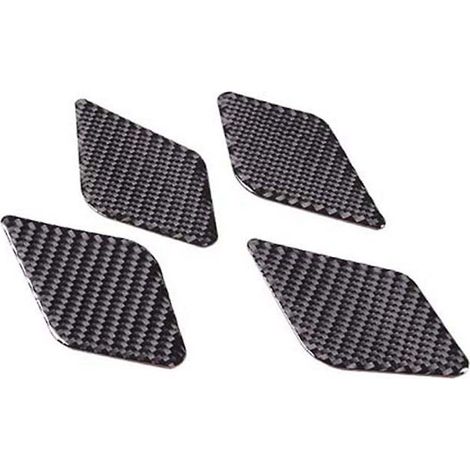 Pour Mercedes Classe C W206 2022-2023 : cache-poignée de porte intérieure en fibre de carbone souple, accessoire autocollant (1/5)