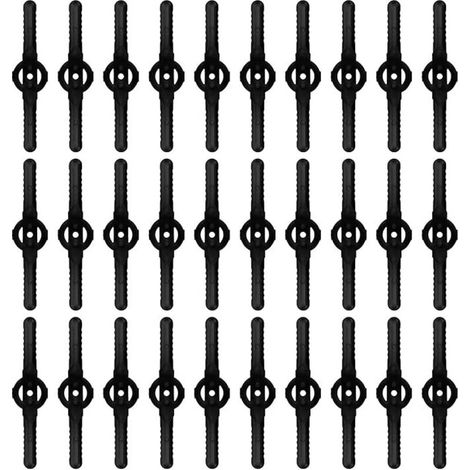 30 Ersatzklingen aus Kunststoff