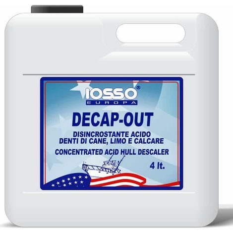 Decap-out disincrostante acido per vetroresina