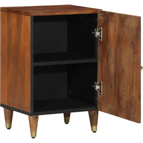 Meuble de salle de bain 38x33x58 cm en bois solide de mangue CFW49835 (1/5)