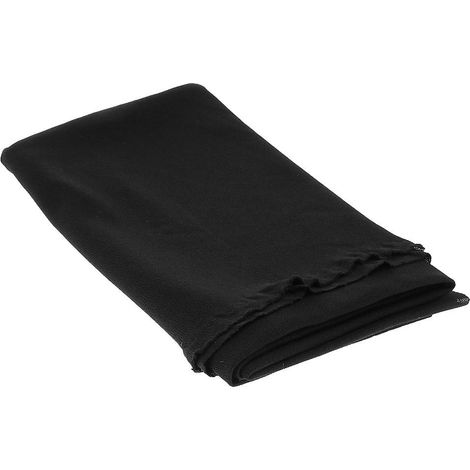 Housse de protection en tissu noir pour haut-parleurs stéréo, 1,6 x 3 mètres. (1/4)