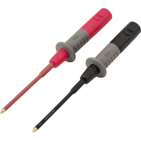 VOLTCRAFT MSS-140 Jeu de pointes de touche de sécurité VC-17790975 femelle 4 mm CAT III 600 V rouge, noir 1 paire(s) (1/4)