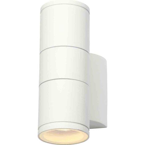 Stanley Arda Up & Down Outdoor Wall Light Garden IP44 Rated Fitting - White (1/5)