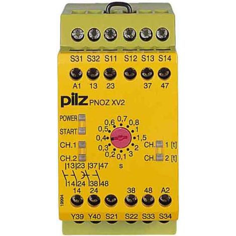 Pilz Not-Aus-Schaltgerät 3/24VDC 2n/o t PNOZ XV2, 774502
