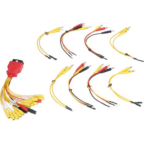 Adaptateur de câble de diagnostic OBD2 mâle 16 broches avec 20 rallonges universelles pour voiture (1/5)