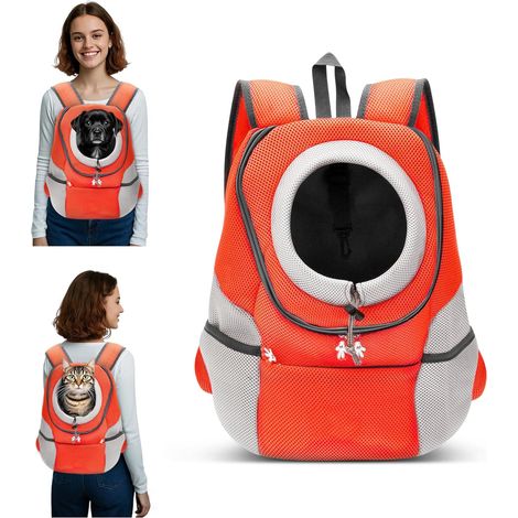 1 Sac À Dos Pour Chien, Réglable, Polyester, Mesh, Randonnée (1/5)