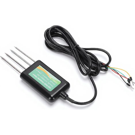 Testeur de PH de Sol NPK, Capteur de Sol IP68 8 en 1, RS485 Modbus RTU pour la Détection de la salinité EC de la Température d'humidité du Sol en Temps Réel (1/5)