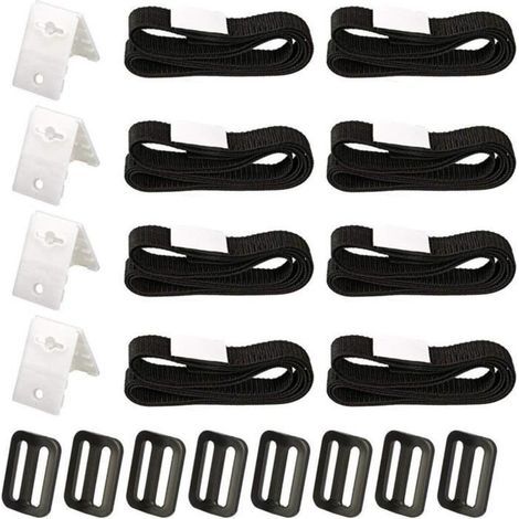 Pool Cover Fixing Kit, Bubble Cover Straps, Attachments and Clips, Roll-Up Cover Retention Set (1/4)