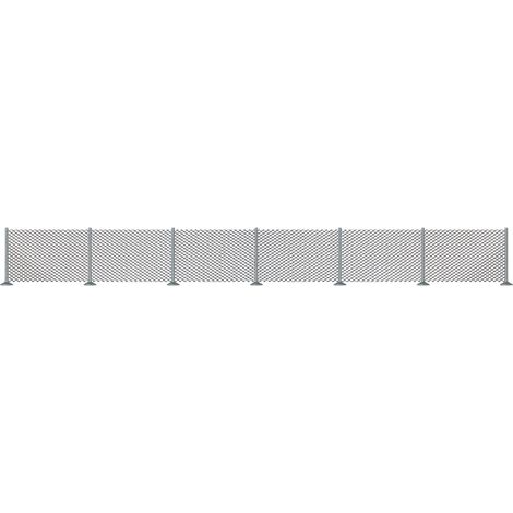 Busch 8117 - Modellismo Ferroviario, Set per Recinzione a Rete Metallica, Scala N/TT