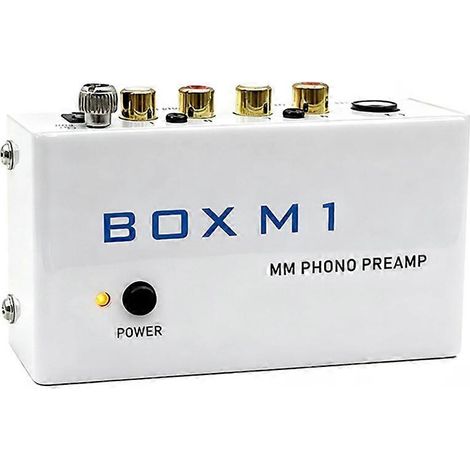 BOX M1 Vorverstärker für Plattenspieler, Phono-Verstärker, Grammophonverstärker, amerikanischer Stecker (1/5)