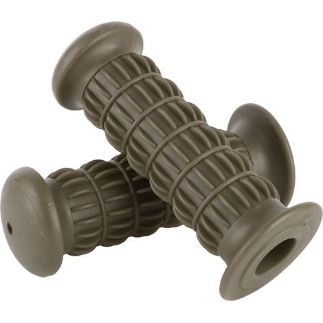 Poignées de guidon universelles en caoutchouc pour moto, 25-28 mm, vertes (1/5)