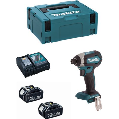 MAKITA 18V Li-Ion 4.0 Ah 165 Nm - 2 baterías, cargador, maletín - DTD152RMJ