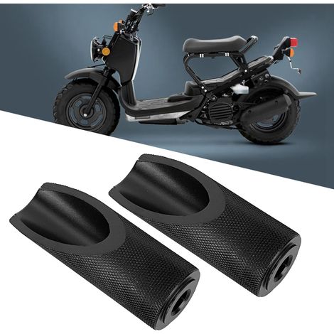 2-teilige Motorradfußrasten aus Aluminiumlegierung, Motorradzubehör (schwarz) (1/5)