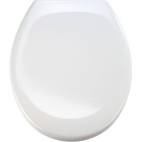 Schläfer 4633101 Copriwater Universale Sedile Wc, Coprivaso in Thermoplast, Copri Wc Termoplasico con Cerniere Regolabili. Colore Bianco Lucido (1/5)