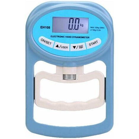 Misuratore di forza di presa dinamometro digitale portatile da 120 kg che cattura automaticamente la forza di presa elettronica