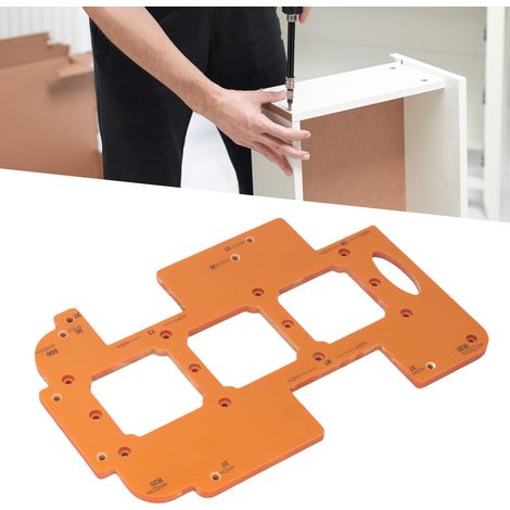 Scie cloche multifonctionnelle 3 en 1 pour armoires, moule à rainurer sans poignée, outil auxiliaire de rainurage en forme de U pour armoires et placards, outil de rainurage pour planches de bois (1/5)