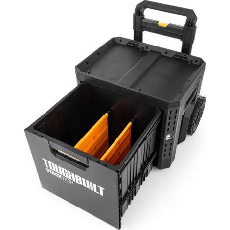 Valigetta con ruote e 1 cassetto, chiusura sicura e design impilabile
