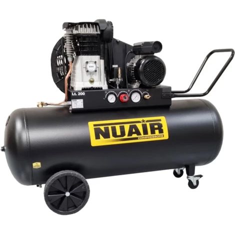 Compresseur d'air 4 CV tri 200 litres TECH PRO NUAIR (1/2)