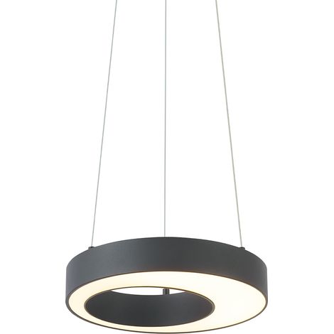 QAZQA Moderne Hängelampe schwarz 35cm 3-Stufen-Dimmbar - Organici