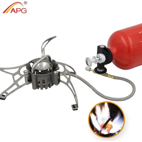 Nouveaux brûleurs à essence pour réchauds de plein air et réchauds portables polycombustibles à gaz et à mazout. Réchauds de cuisine portables. (1/4)