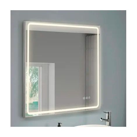 [GEBRAUCHT] B-Ware Focco Badspiegel Lichtspiegel Led Spiegel Mia Ii Alu Natur Badezimmer Drehbar