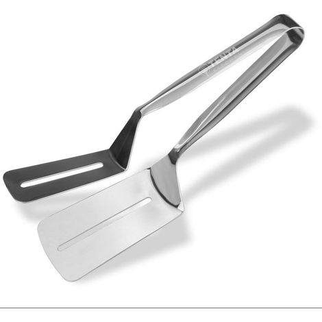 Pince de service en acier inoxydable, 25 cm, pour le pain, les salades, les gâteaux, les buffets et les barbecues.-AquaForge (1/5)