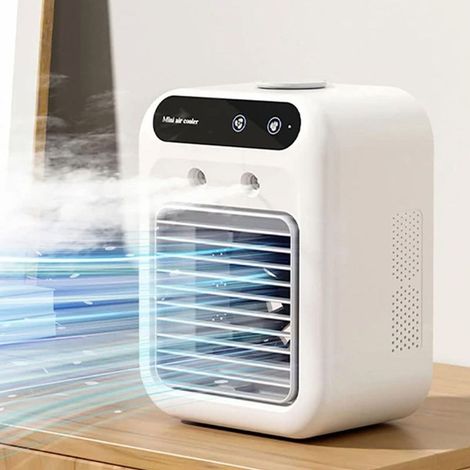 Tragbarer Mini-USB-Ventilator mit 500-ml-Wassertank und Luftbefeuchter fürs Schlafzimmer (1/5)