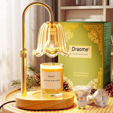 Lampe Chauffe Bougie - Variateur et Minuterie avec 2 Ampoules (1/5)
