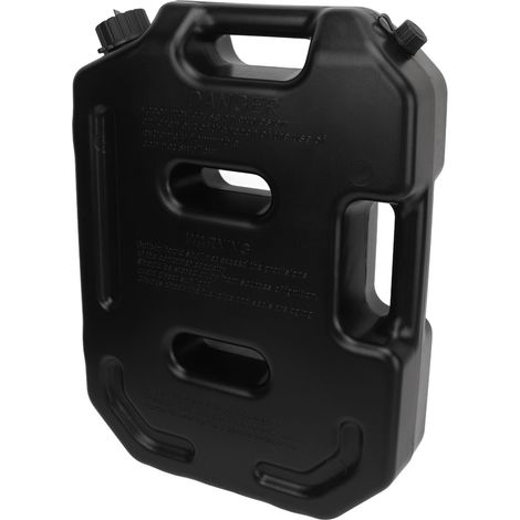 Réservoir de stockage de carburant/huile de 10 L, antichoc, bidon d'essence/gaz de secours universel pour motos, véhicules tout-terrain, SUV et quads (sans support). (1/5)