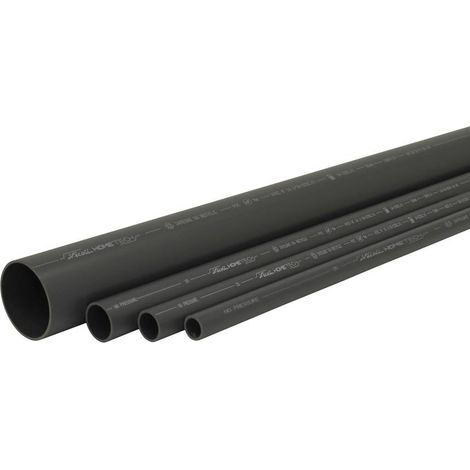 Nicoll – Tube d'évacuation PVC Ø100 3 mètres – Matériau recyclé – Réduction de bruit 50% – Système certifié NFMe
