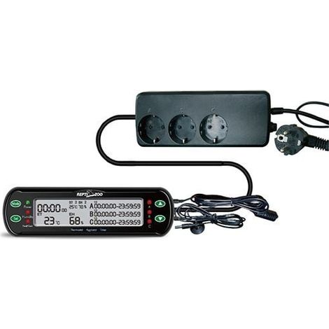 Termostato e higrostato Repti-Zoo THC Deluxe con programador. (1/5)