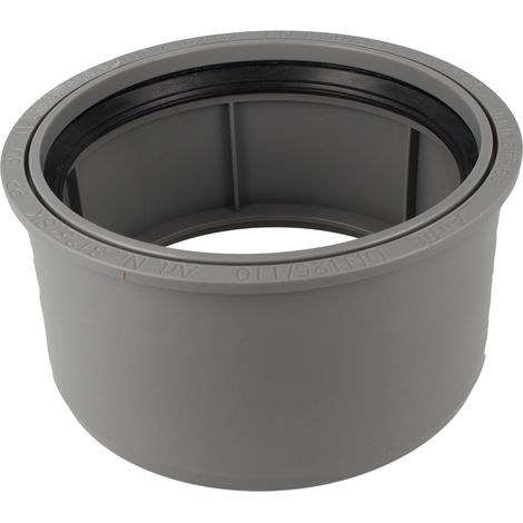 Abwasser-Innen-Reduzierstück DN 125x110, superkurz, für HT-Rohr (1/4)