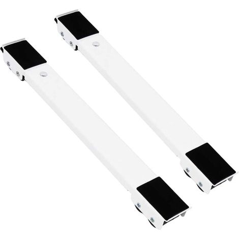 Support de Machine à Laver Meuble de Base de réfrigérateur Mobile, réglable, avec Serrure Fixe, antidérapant Base avec 24 Roues, adapté au sèche-Linge, Machine à Laver, réfrigérateur, etc（46cm x5cm x4 (1/4)