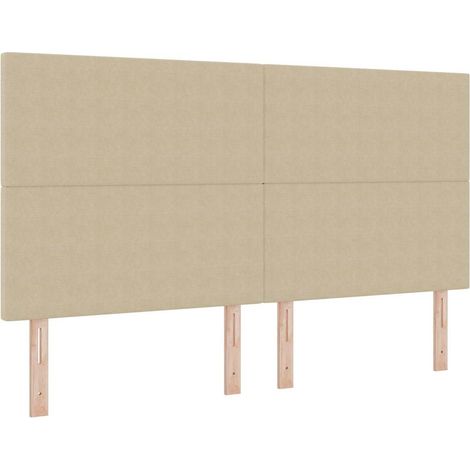 vidaXL Tête de lit Gris Vert Clair 180 cm Tissu en velours côtelé
