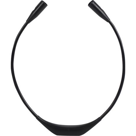 Tragbare LED-Leselampe zum Umhängen, 3 Farbtemperaturen, USB-aufladbar (schwarz) (1/5)