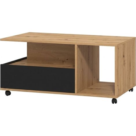 Tavolino da Salotto Rivoli Moderno Design Soggiorno Casa 101x55x46,5cm (1/5)