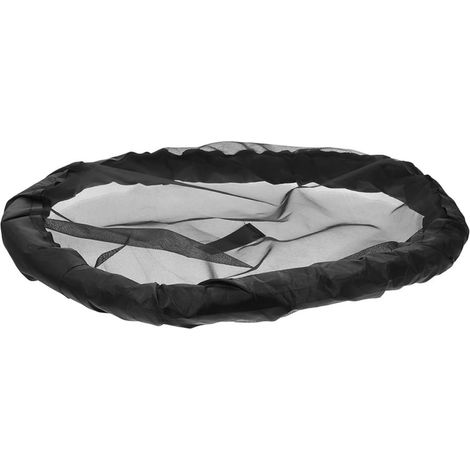 Schwimmendes Schutznetz für Wasserpflanzen, 60 cm, schwarzes Barriere-Polyesternetz für Teiche und Fische, Schutzhülle für Teiche und Pflanzeninseln (1/5)